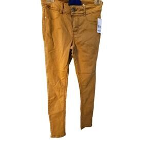 NWT Simply Styled Eco Skinny Jeans mustard khaki Size 4